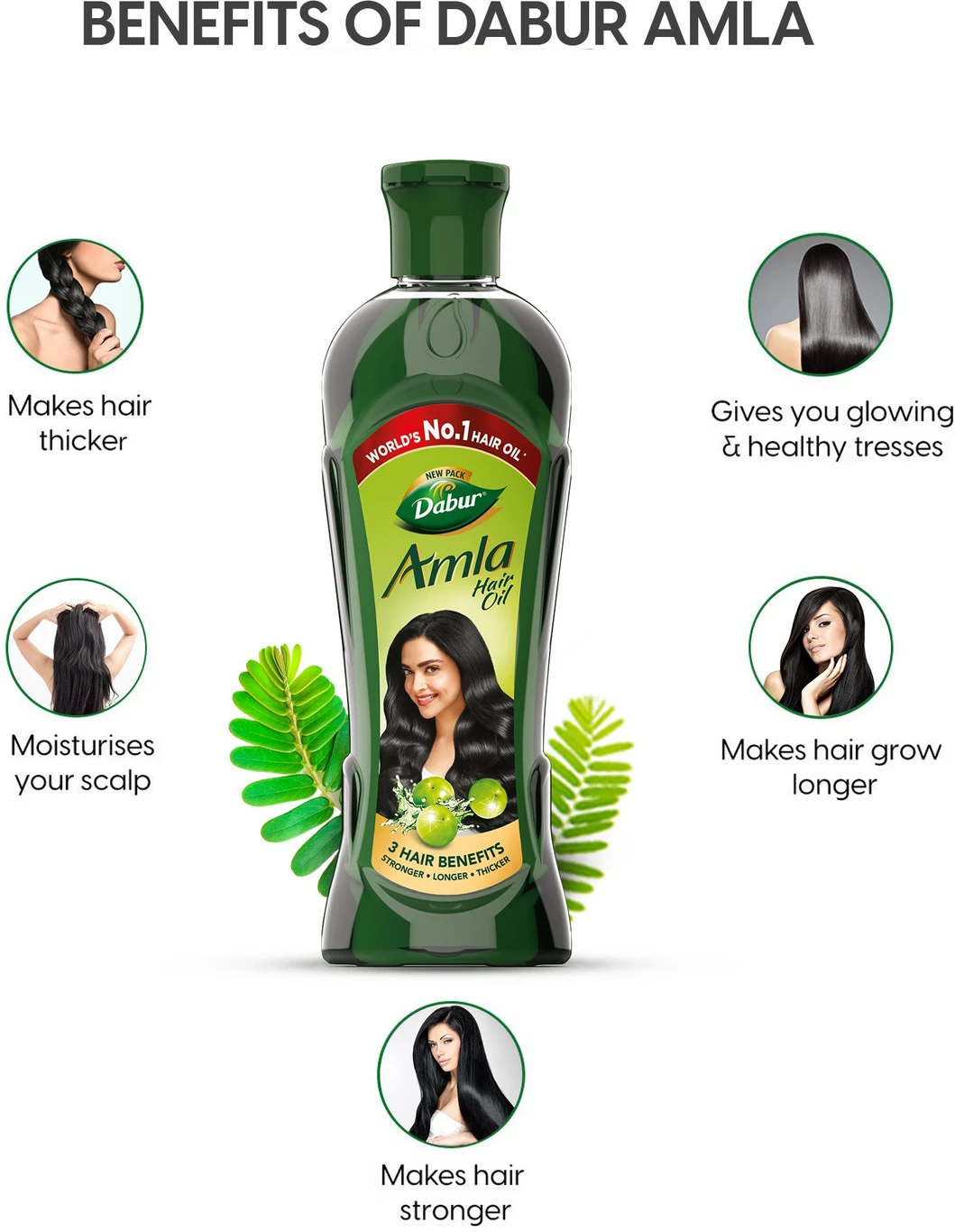 Dabur Amla for Long, Healthy & Strong Hair Oil